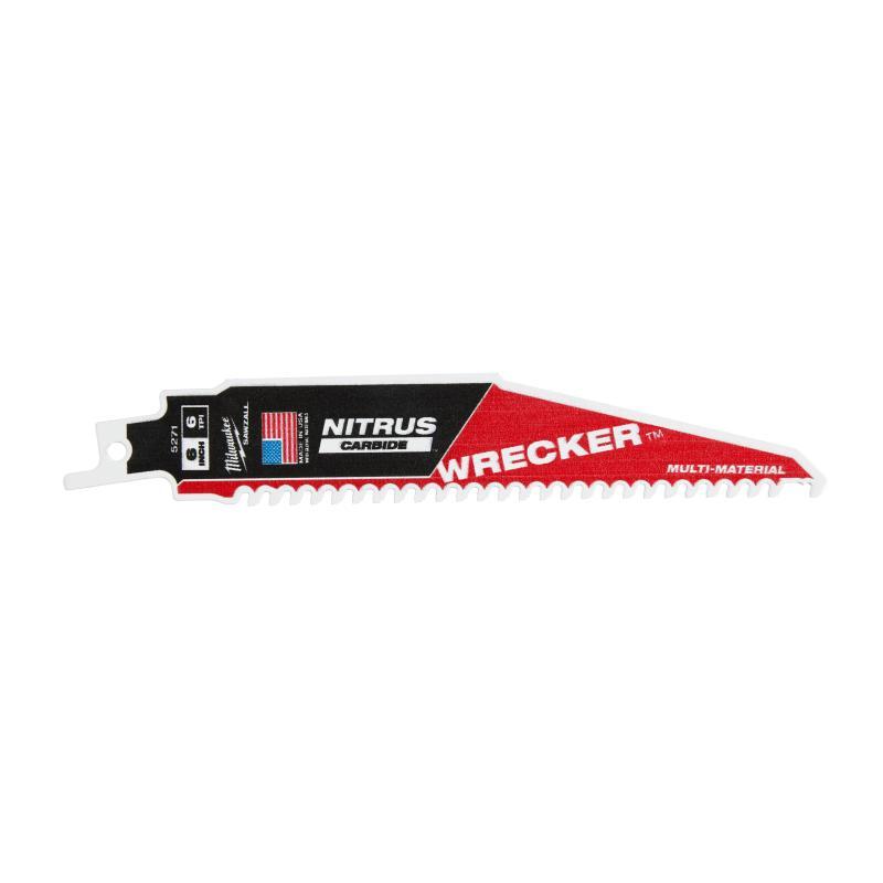 Lame Demolizione Multimateriale Wrecker Nitrus Carbide - Milwaukee — LAMA SD WRECKER NITRUS TCT Lungh. mm/Passo 150/6 1pz