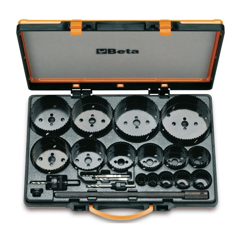 Assortimento Di Seghe A Tazza Con Accessori Per Uso Industriale In Cassetta Metallica 450/C21 Beta 004500315