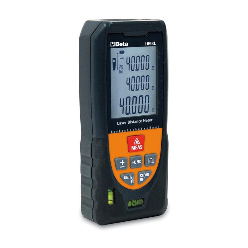 Misuratore Di Distanza Laser, Multifunzione 40 Metri Con Livelle Di Posizionamento 1693L 40 Beta 016930040