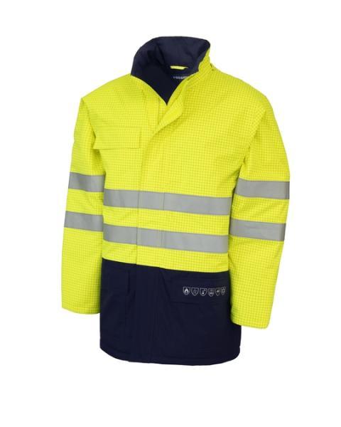 Parka Multinorma Alta Visibilità Imbottito con Strisce Rifrangenti - Rossini HH330