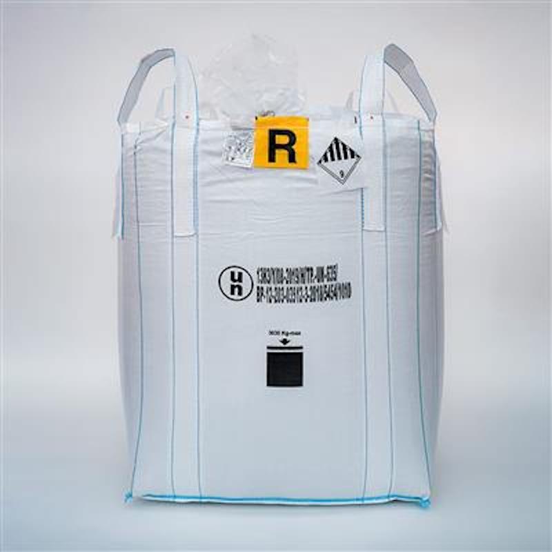 Saccone Big Bag 90x90x120 1000Kg ONU 13h3/Y Scritta ADR9 E Etichetta "R" Staccabili