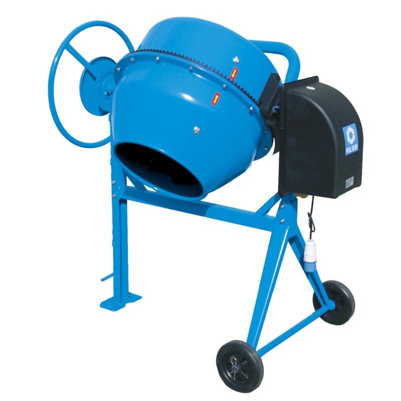 POLIERI Betoniera MIX 130 A Bicchiere Lt 130 - Monofase