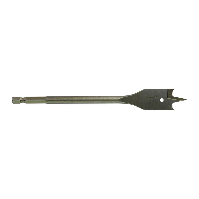 Mecchie Per Legno A Testa Piatta - Milwaukee — PUNTA A MECCHIA 19X160 MM