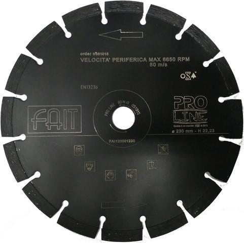 Disco Diamantato Super Per Materiali Edili 230x22xh10 PRO-LINE