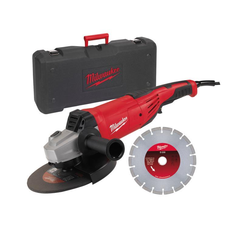 Ag 22-230 + Valigetta E Disco - AG 22-230 D-Set - Milwaukee 4933440292