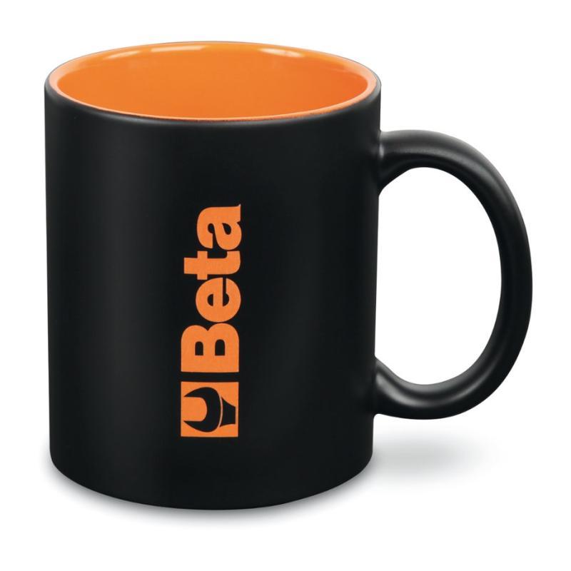 Tazza In Ceramica Nera Con Logo Beta Laserato 9527T BETACollection 095270030