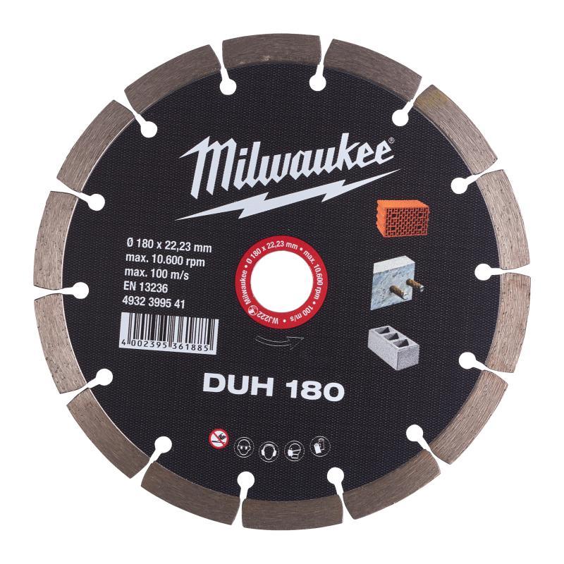 Disco Diamantato Duh Materiali Duri - Milwaukee — DISCO DIAM. DUH 180MM