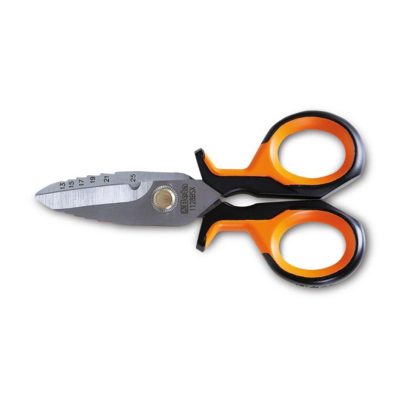 Forbici Per Elettricisti In Acciaio Inox Con Profili A Fresa Graduata 1128BSX Beta 011280061