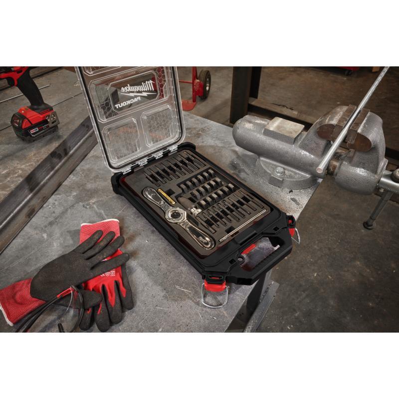 Packout Set Maschi E Filiere 38 Pz - Milwaukee 4932498721