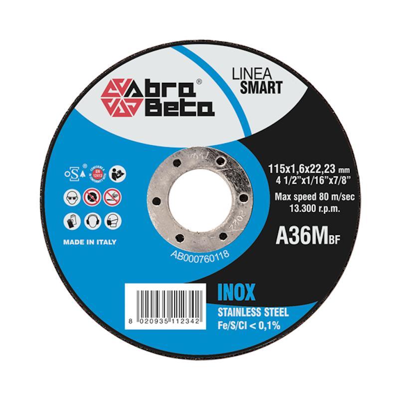 Disco Da Taglio Centro Depresso Spessore Sottile ø230x2,0x22x23 A36M Linea SMART ABRABETA