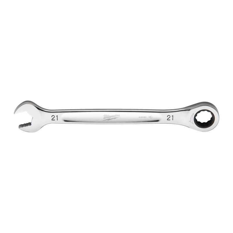 Chiavi Combinate A Cricchetto Max Bite - Milwaukee — CHIAVE COMBI CRIC. 21mm - Serie Maxbite