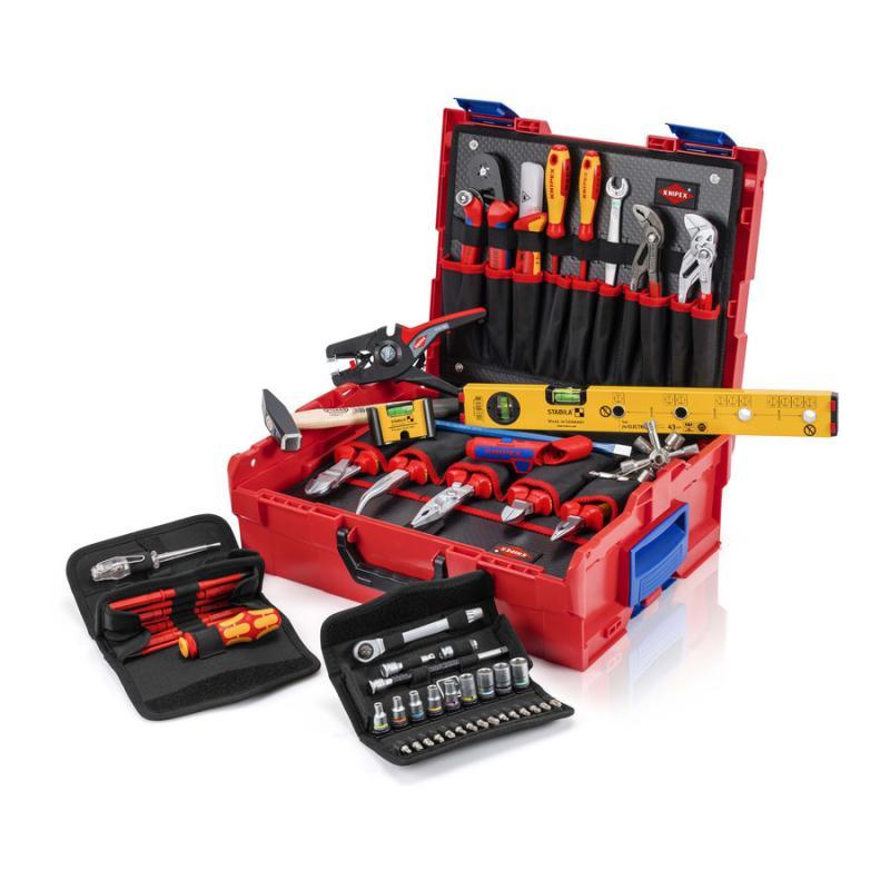 KNIPEX 00 21 19 LB E L-BOXX® Electro 63 pezzi 357 mm