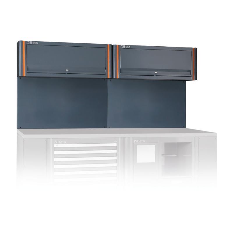 Parete Con 2 Pensili Per Arredo Officina C55/2PM BetaRSC55 055000301