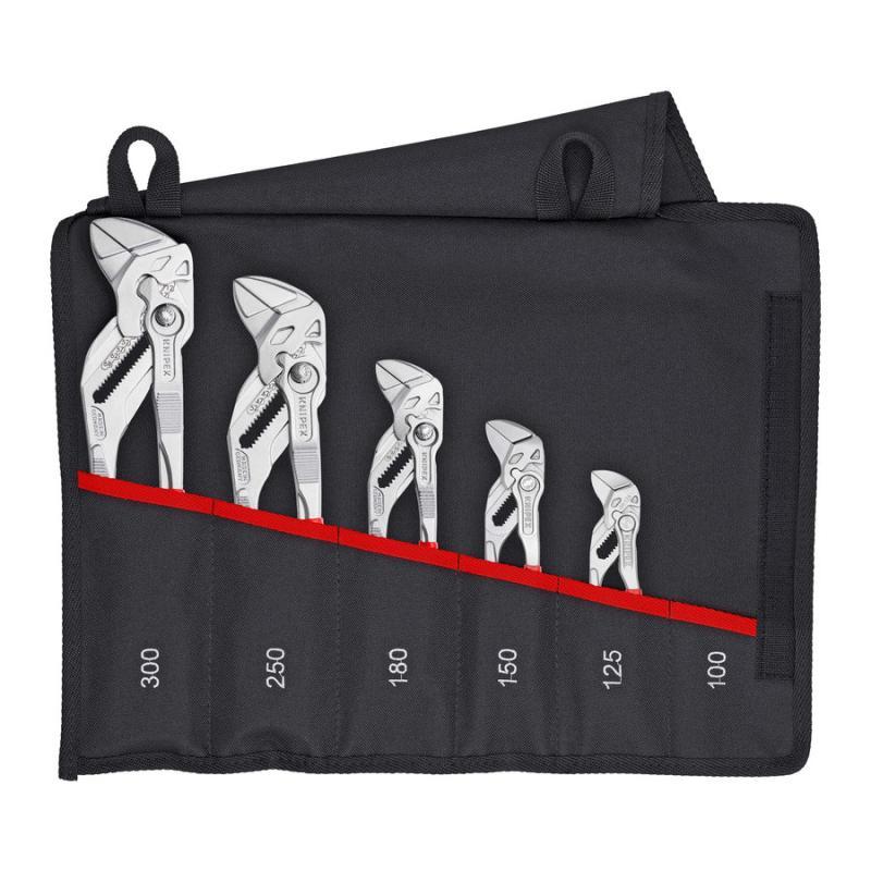 KNIPEX 00 19 55 S4 Set pinze chiave 5 pezzi 340 mm