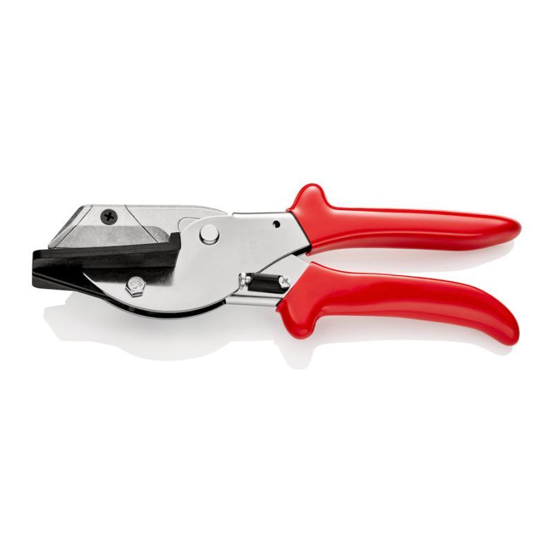 KNIPEX 94 15 215 Cesoia per cavi a nastro rivestiti in resina sintetica cromata 215 mm