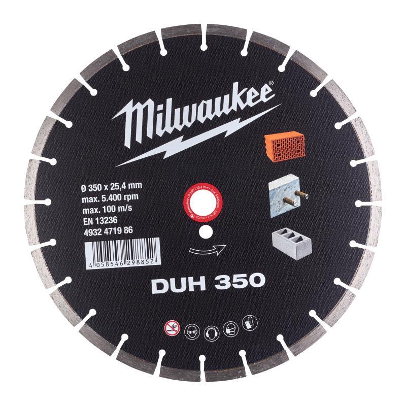 Disco Diamantato Duh Materiali Duri - Milwaukee — DISCO DIAM DUH 350MM