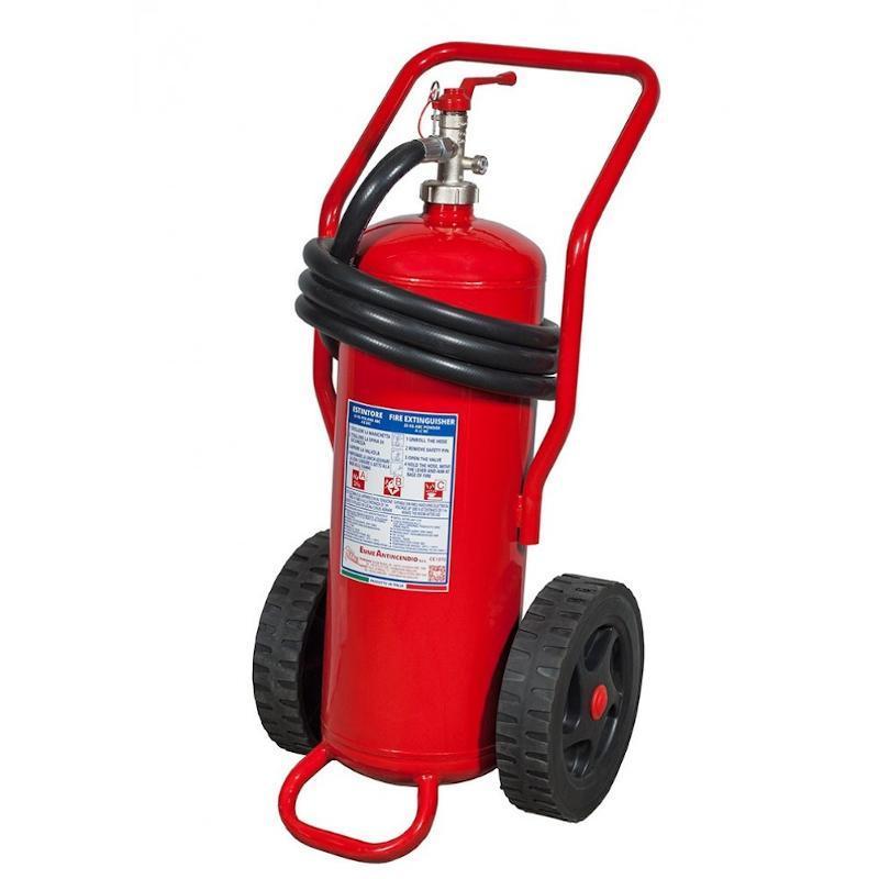 Estintore Carrellato Polvere Kg 25 ABC En1866
