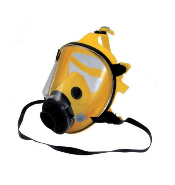 Maschera Intera TR 2002 Classe 3 In Silicone Giallo