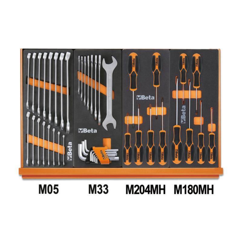 Assortimento Di 90 Utensili Per Impiego Universale In Vassoio Morbido In Eva 5904VU/1M Beta 059041201
