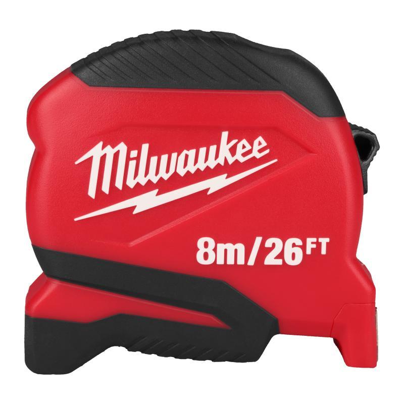 Flessometro Compact - Milwaukee — FLESSOMETRO COMPACT 8m/26ft - 25mm