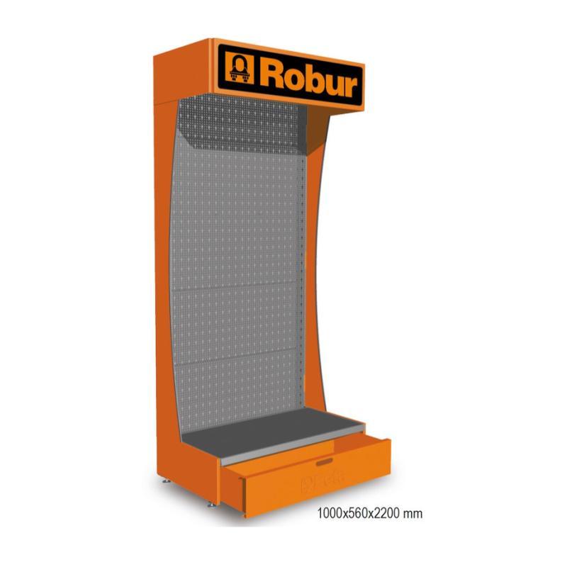 Parete Espositiva Vuota Robur C88R/1 SHOPinShop 088000001