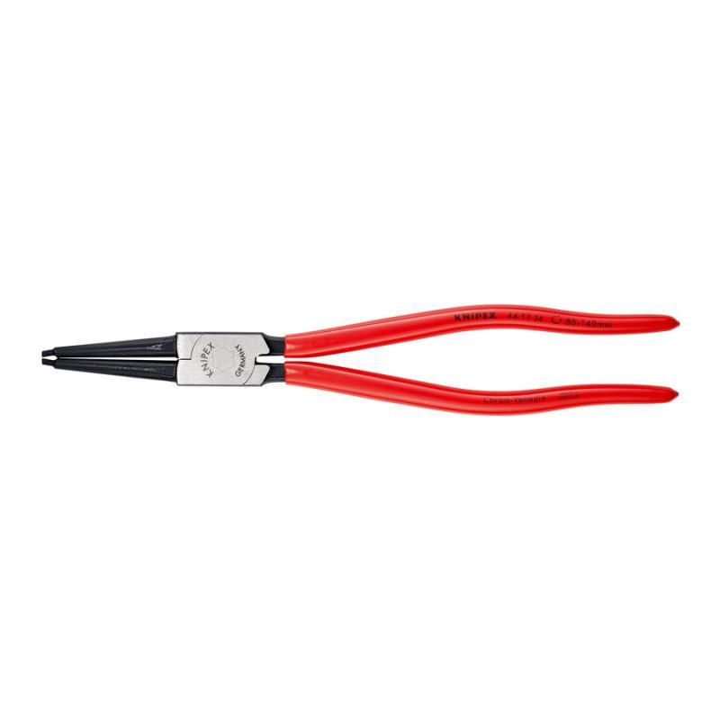 KNIPEX 44 11 J4 Pinza per anelli di sicurezza per anelli di sicurezza interni a fori rivestiti in resina sintetica atramentata nera 320 mm