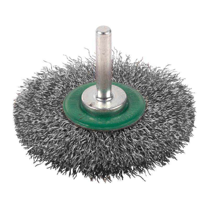 Spazzole Circolari Per Smerigliatrici Dritte Con Filo Ondulato - Milwaukee — SPAZ. CIRC DA 6MM 70X9MM ACC. INOX ONDUL. 0.3 MM - 3P