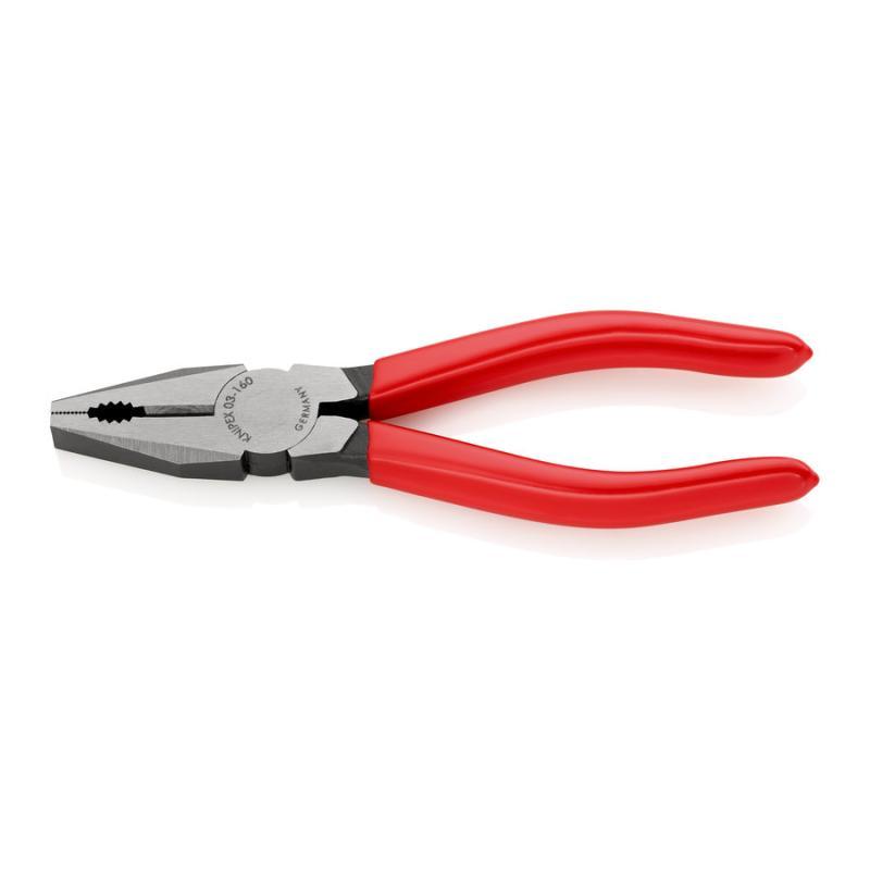 KNIPEX 03 01 160 Pinza universale rivestiti in resina sintetica atramentata nera 160 mm