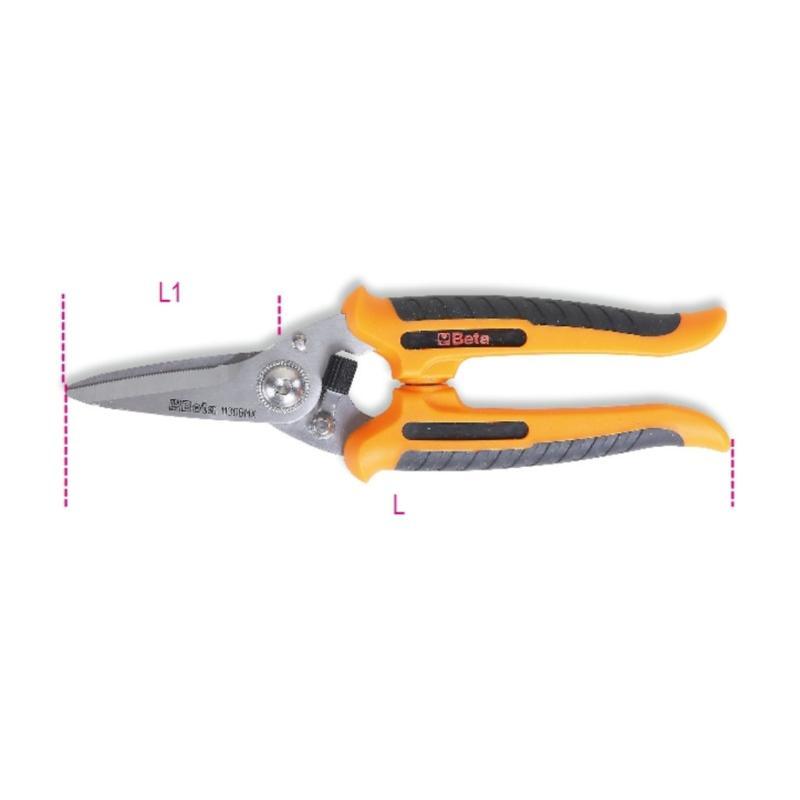 Forbici Multiuso Lame Diritte In Acciaio Inossidabile Con Microdentatura 1130BMX
Beta 011300002