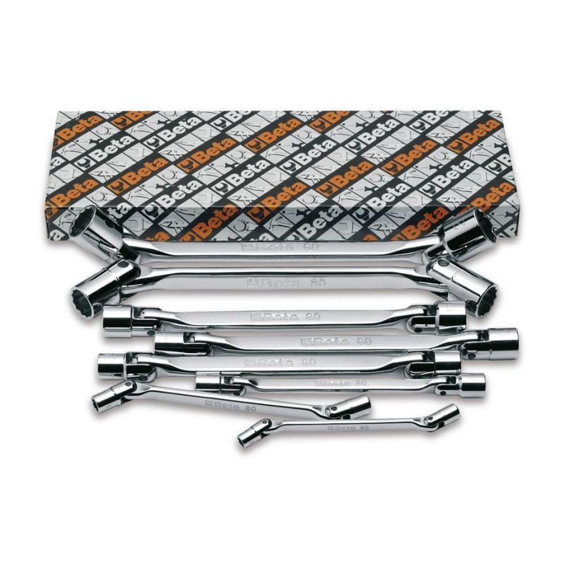 Serie Di 8 Chiavi A Bussola Poligonale Snodate Doppie (Art. 80) 80/S8 Beta 000800051