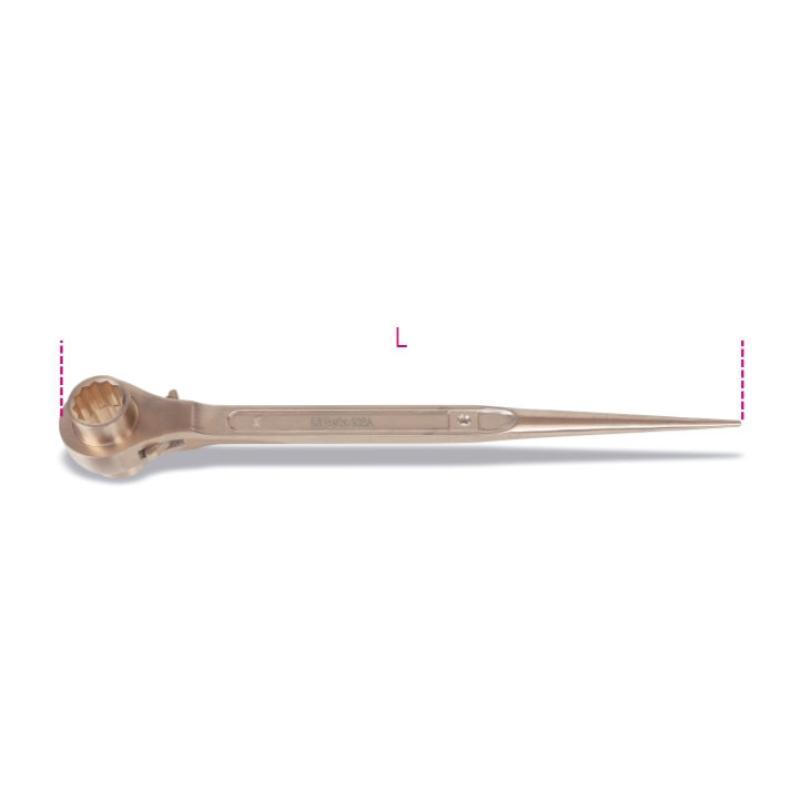 Chiave A Cricchetto Per Ponteggi Antiscintilla 93BA 21X22 Beta 000930821