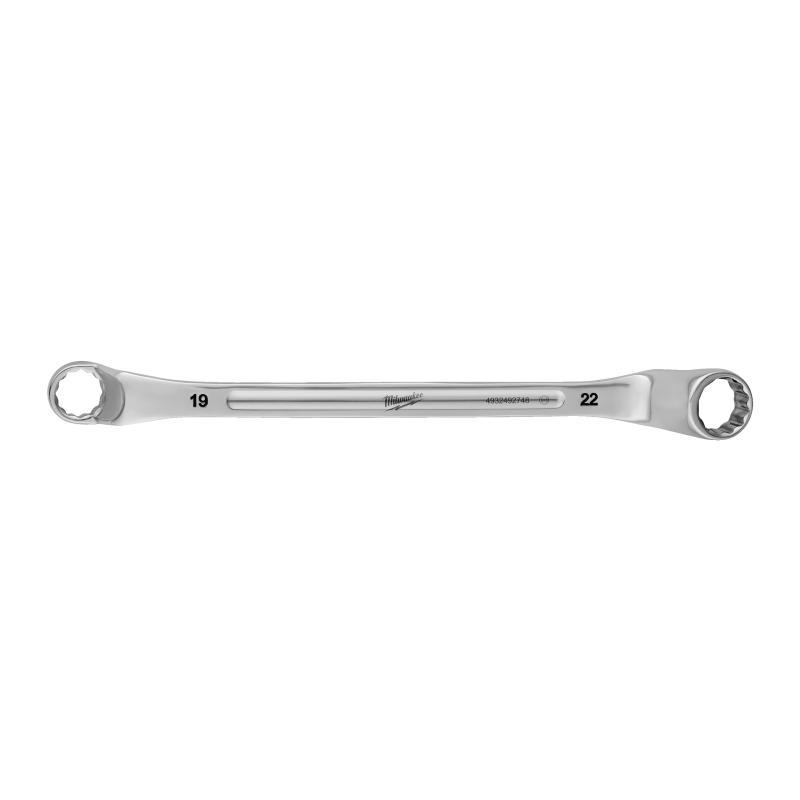 Chiavi Poligonali Doppie Curve - Milwaukee — CHIAVE POLIGONALI DOPPIE CURVA 19x22 mm