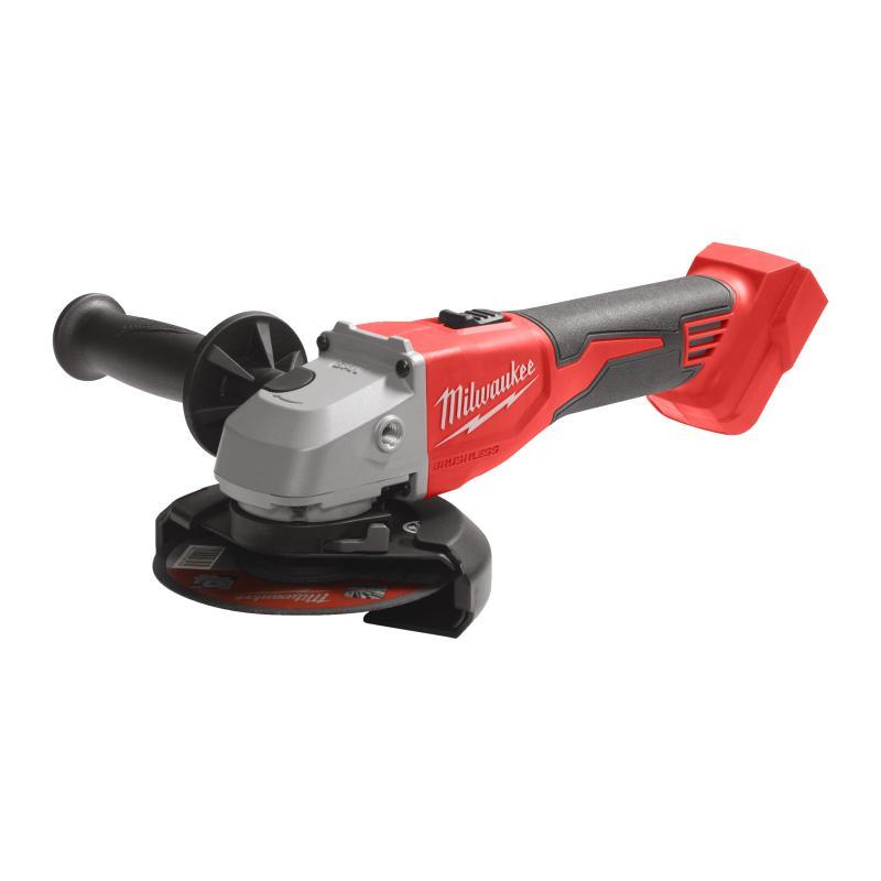 Smerigliatrice 18 Volt Disco 125 Mm - Senza Batteria, Avvio A Slitta - M18 Blsag125X-0 - Milwaukee 4933492643