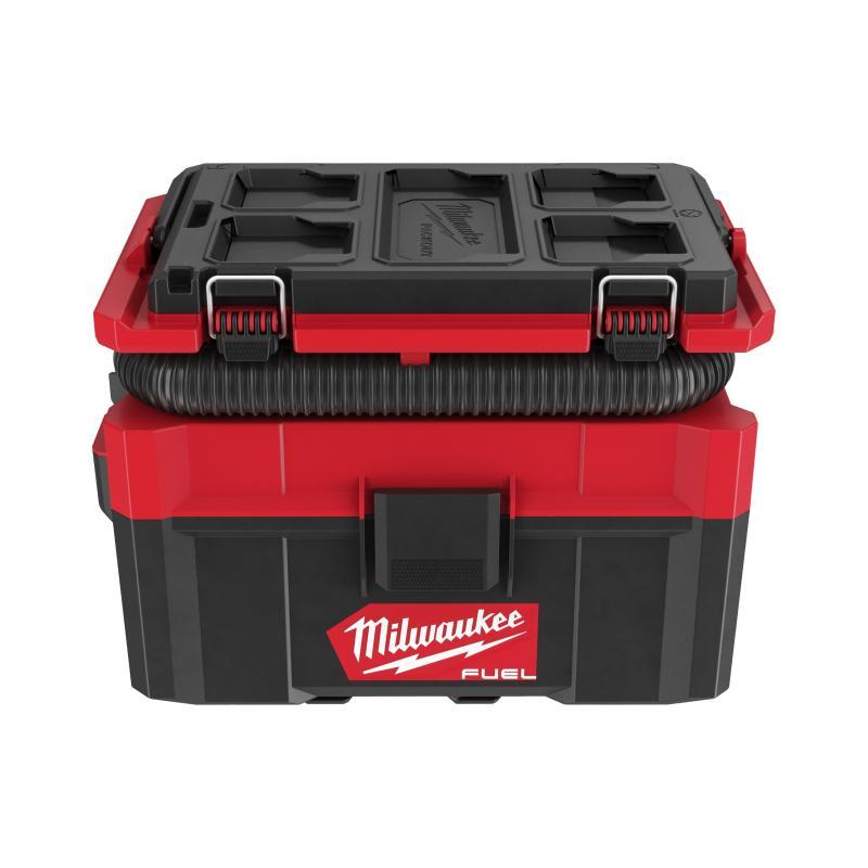 Aspiratore A Bidone Solidi/Liquidi Packout 18 Volt Tecnologia Fuel - Senza Batteria - M18 Fpovcl-0 - Milwaukee 4933478187