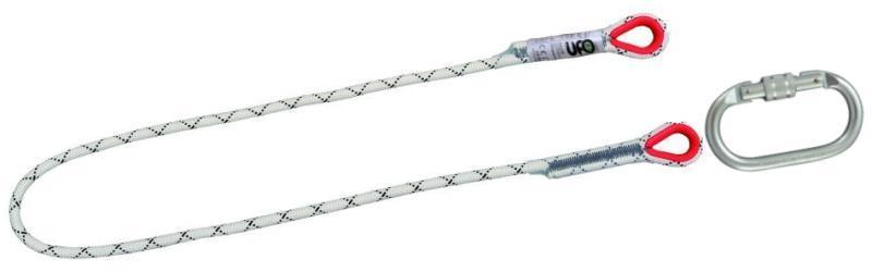 Cordino Di Posizionamento 12mm, 150cm, Ce En354:2010, Ce 358:2018 Lan150 Completo Di 1 Moschettone