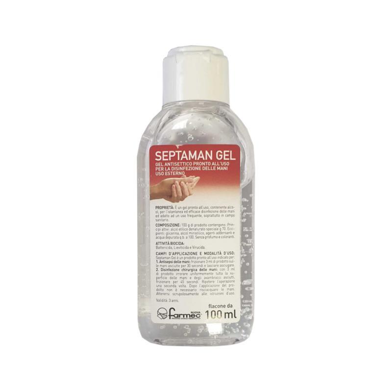 Gel Disinfettante per Mani Tascabile senza Acqua - 100 ml