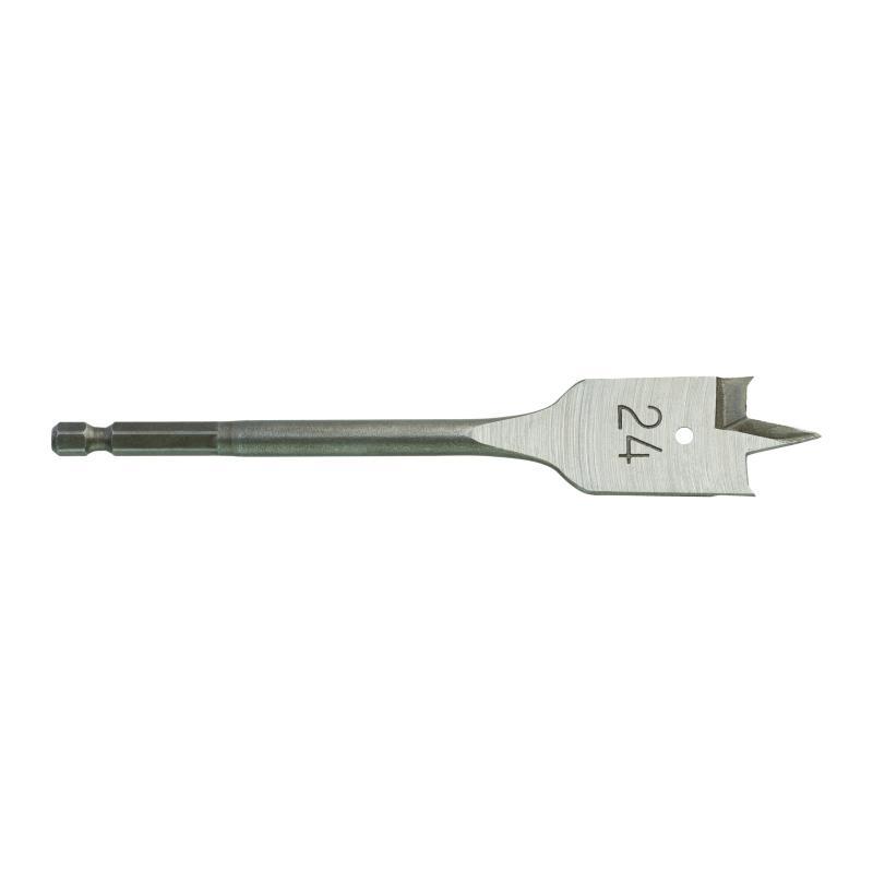 Mecchie Per Legno A Testa Piatta - Milwaukee — PUNTA A MECCHIA 24X160 MM