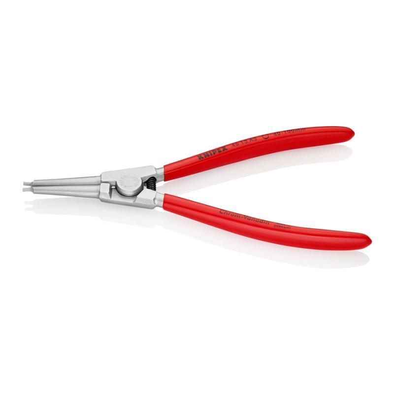 KNIPEX 46 13 A3 Pinza per anelli di sicurezza per anelli di sicurezza esterni su alberi rivestiti in resina sintetica cromata 210 mm