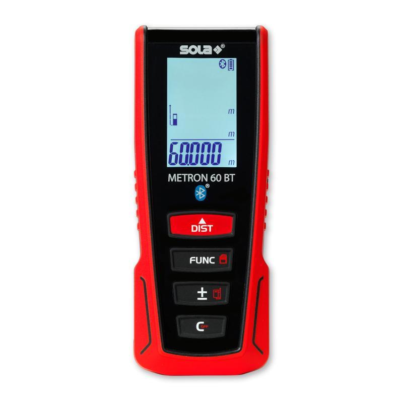 Misuratore Laser Di Distanza 60Mt Bluetooth METRON 60 BT SOLA
