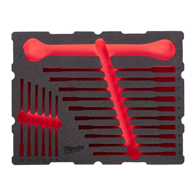 Max Bite Combination Spanner Set Packout Foam Insert - Milwaukee
