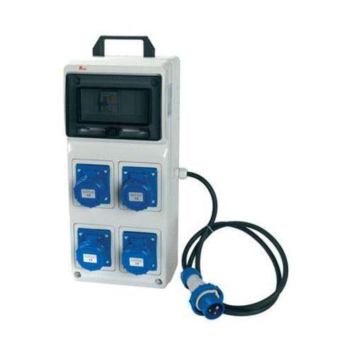 Quadro ASC IP65 Con 4 Prese Industriali 16A 3P IP67 Con Emergenza