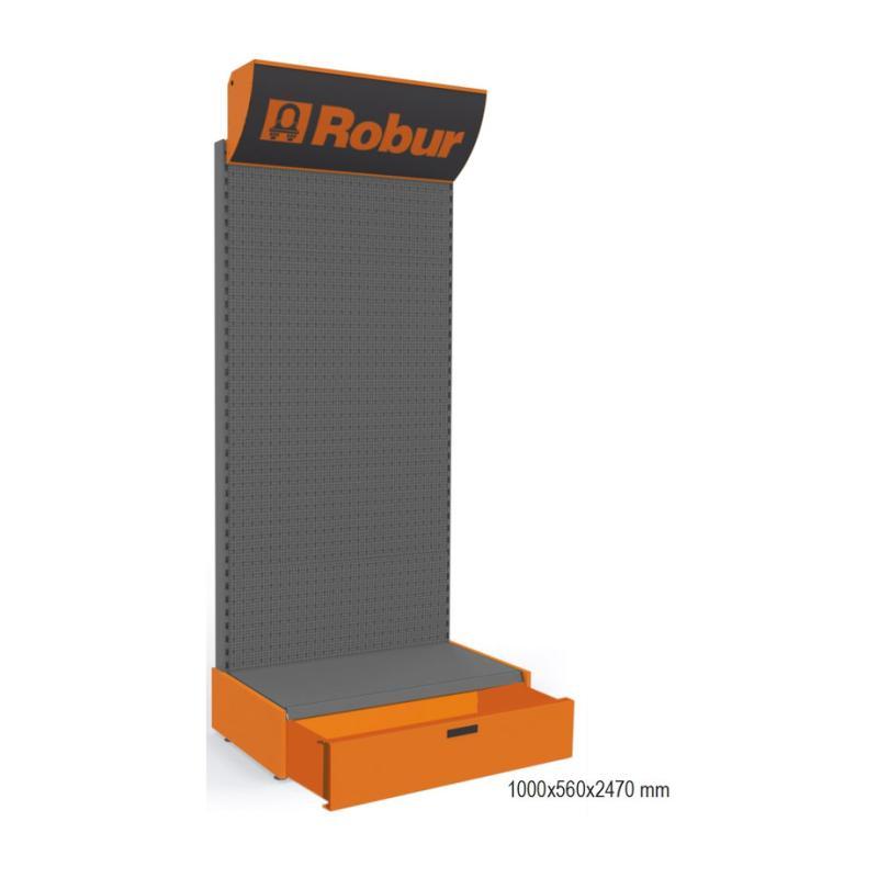 Parete Espositiva Vuota Robur C88NR/1 SHOPinShop 088000031