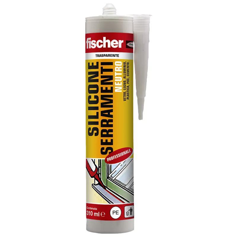 FISCHER SNF Silicone Serramenti Neutro Trasparente 310ml
