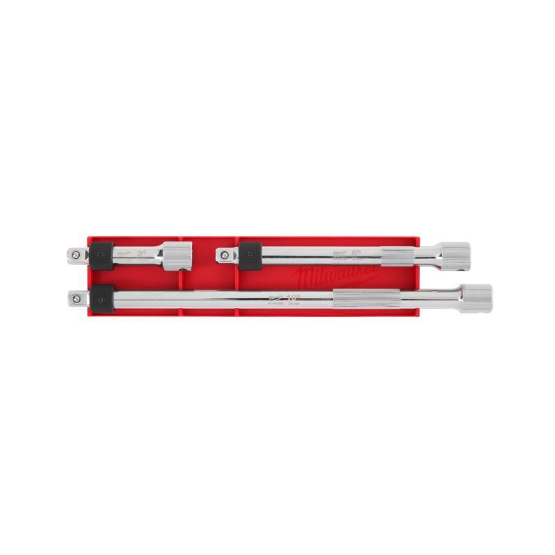 Set Di Prolunghe Con Blocco 3/8” - 3 Pz - Milwaukee 4932480644