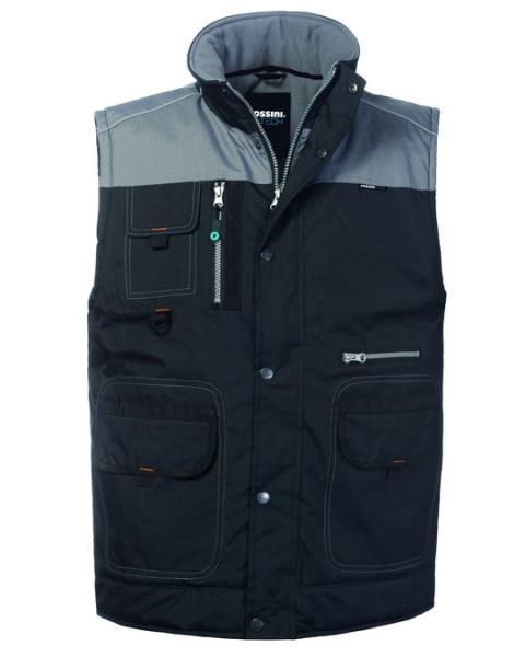 Gilet Imbottito Antifreddo Bradford con Foro di Aerazione sulla Schiena - Rossini HH624 — XL / Grigio/Nero