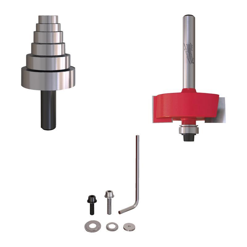 Kit Fresa Gradino (0-12.7) C2 S=6.35 D=35X12.7 Dx +7 Cusc(No Ita) - Milwaukee 4932500998