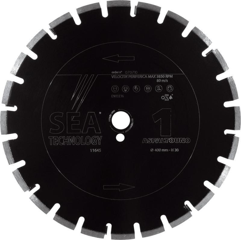 Disco Diamantato Per Asfalto SEA TECHNOLOGY — 400 mm / Uno - fino a 13Hp - BUONO