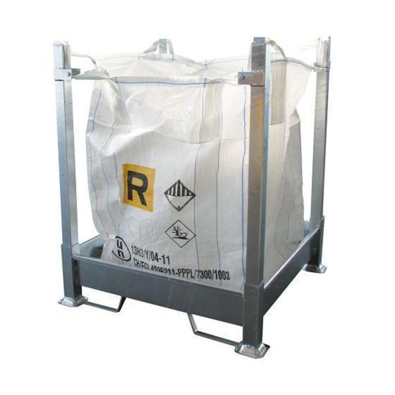 Telaio Porta Big Bag Zincato Smontabile Dim:1070x1070xh1370mm