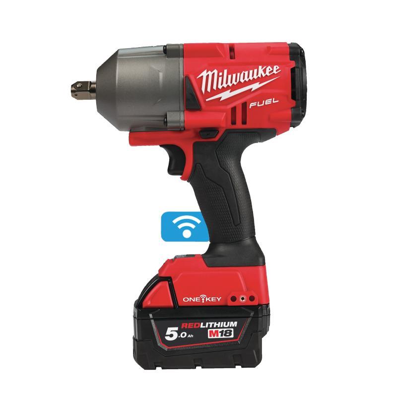 Avv. A Impulsi Alta Potenza 18 Volt 1/2" 5,0Ah Tecnologia Fuel One Key Valigetta Heavyduty Con Perno P - M18 Onefhiwp12-502X - Milwaukee 4933459725