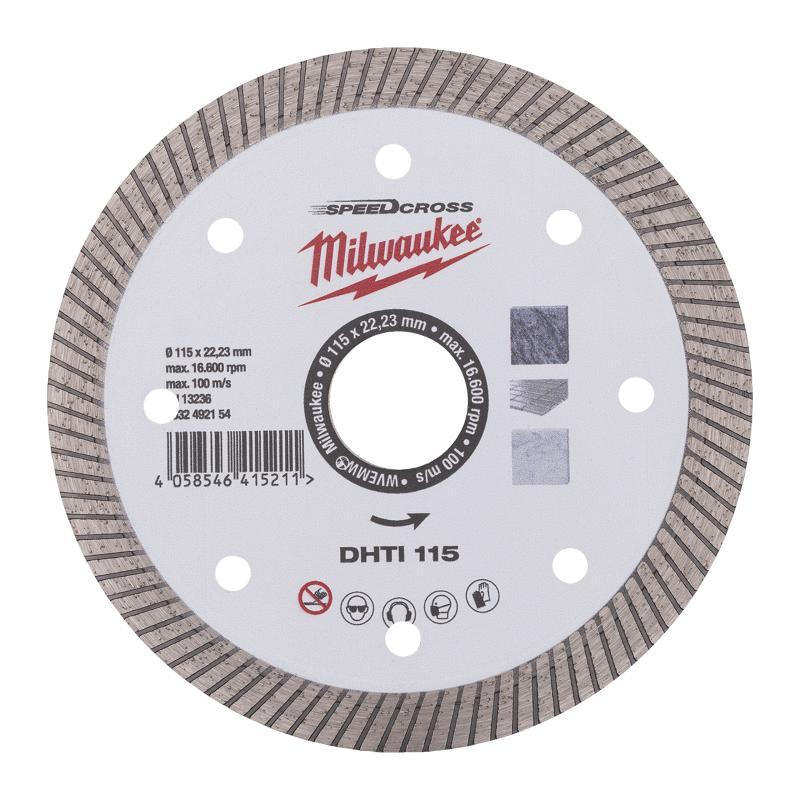 Disco Diamantato Dhti Granito Pietra Artificale E Gres - Milwaukee